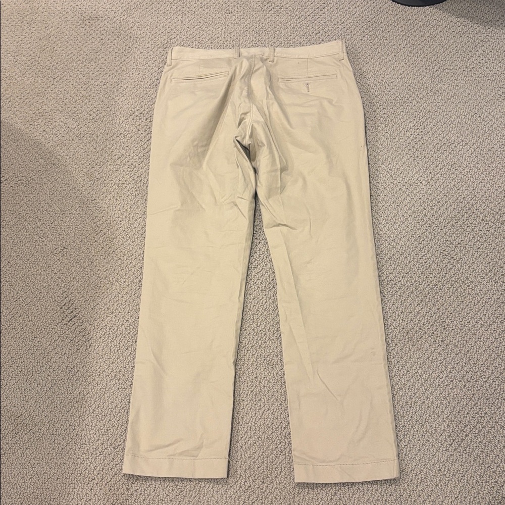 J.Crew Mens 770 Straight Khaki Pants 32x30 - Picture 8 of 9